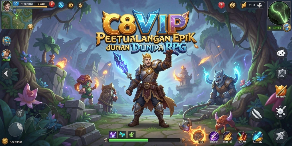 Tampilan gameplay C8VIP yang menegangkan dan penuh aksi.