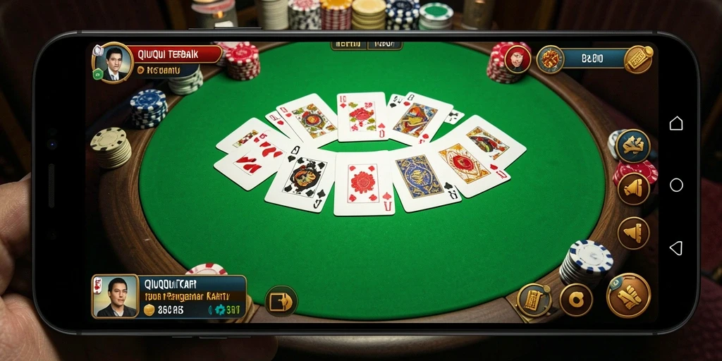 Gameplay seru QiuQiu di KAKRP dengan banyak pemain.