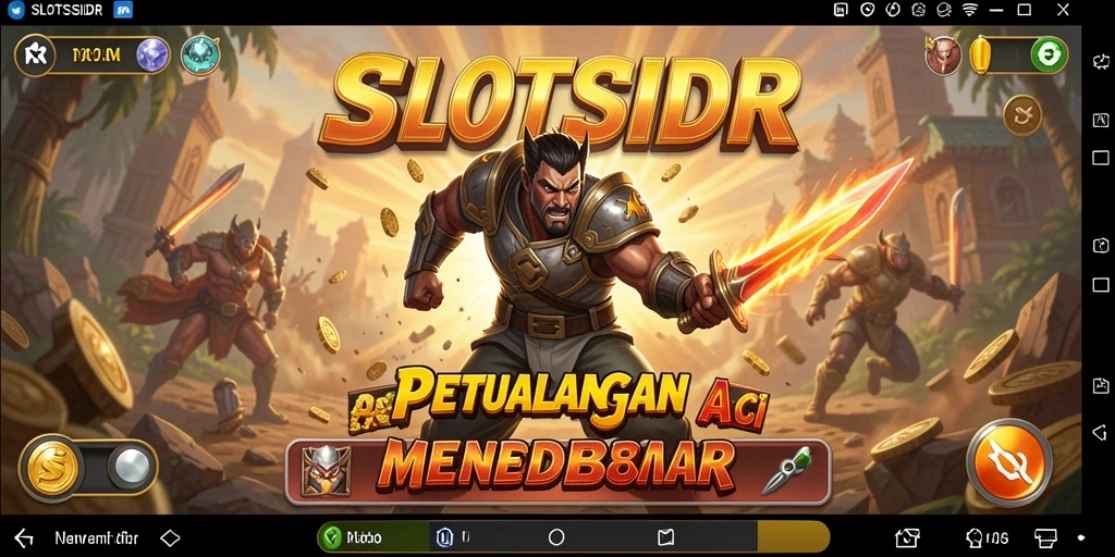 Tampilan gameplay menegangkan dan mengasyikkan di SLOTSIDR.
