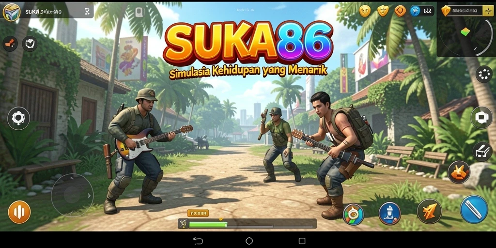Tampilan gameplay menarik dan interaktif di SUKA86.